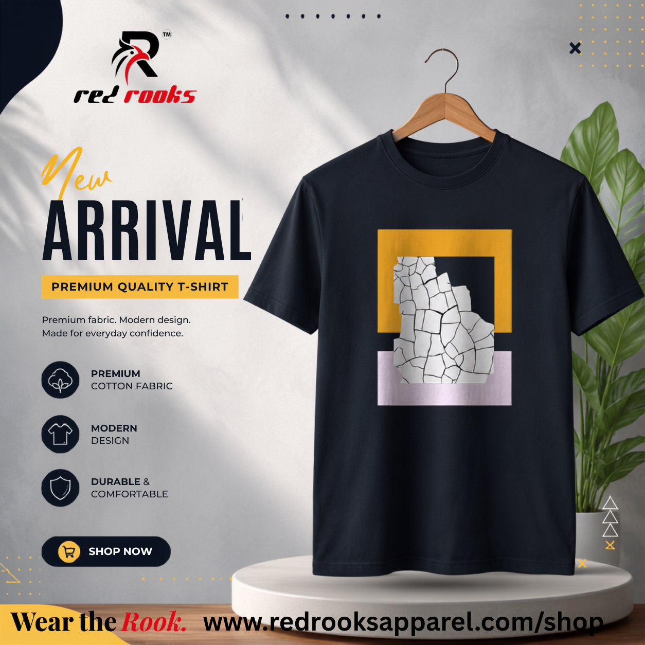 Printed Black T-Shirt